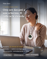 Dopo ore davanti allo schermo, CerviPro regala 15 minuti di relax a collo e spalle con calore e micro-impulsi