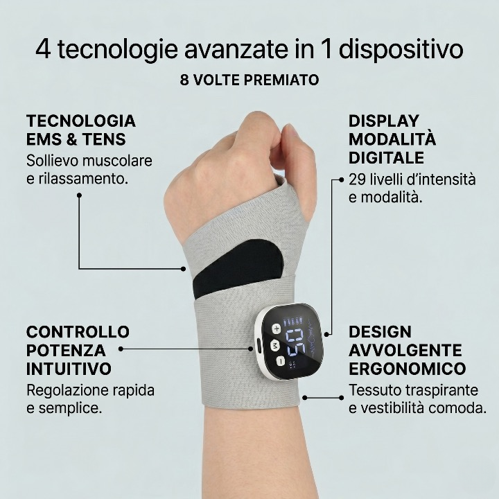 PolsoSano™ VibePrecision 29 – Massaggiatore Professionale a Compressione Vibrante