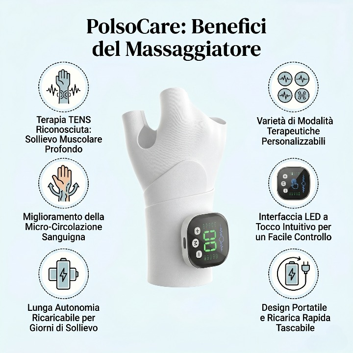PolsoSano™ VibePrecision 29 – Massaggiatore Professionale a Compressione Vibrante