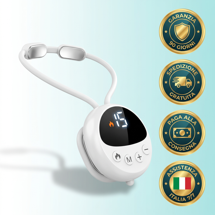 CerviPro™ — Massaggiatore da collo con calore e microimpulsi